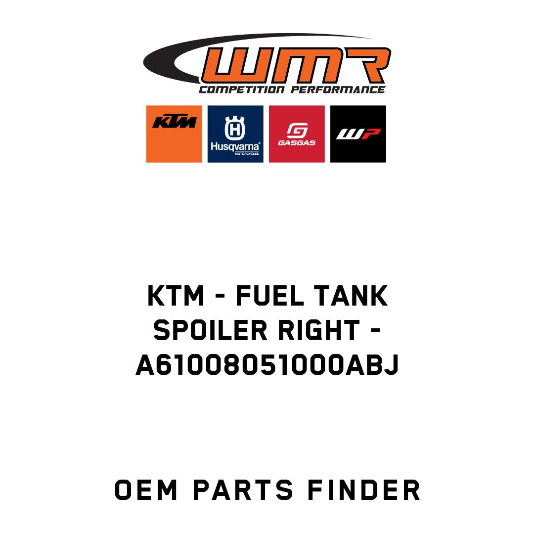 Fuel tank spoiler right