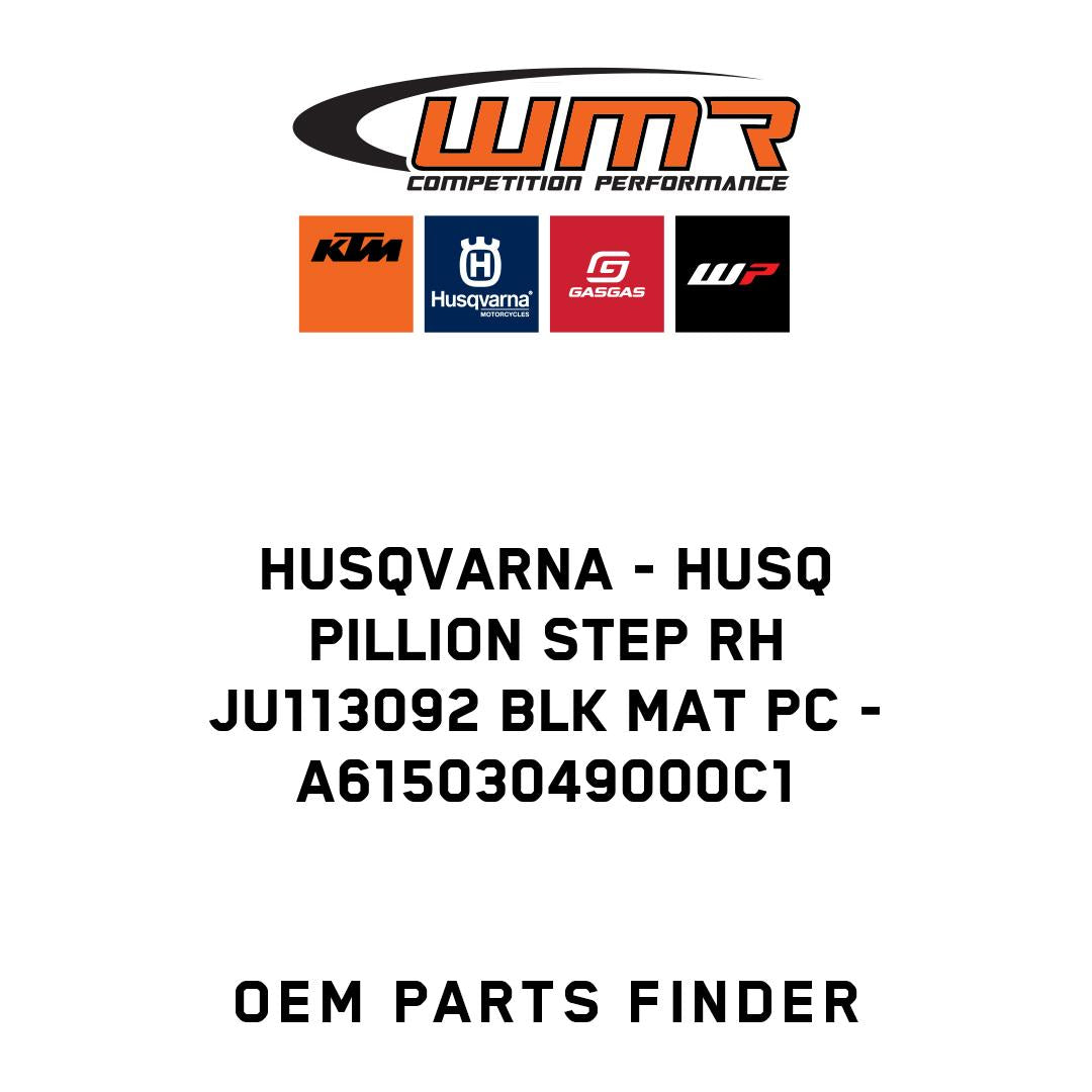 HUSQ PILLION STEP RH JU113092 BLK MAT PC