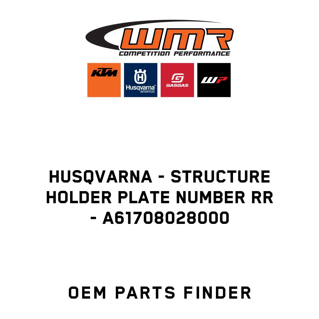 STRUCTURE HOLDER PLATE NUMBER RR