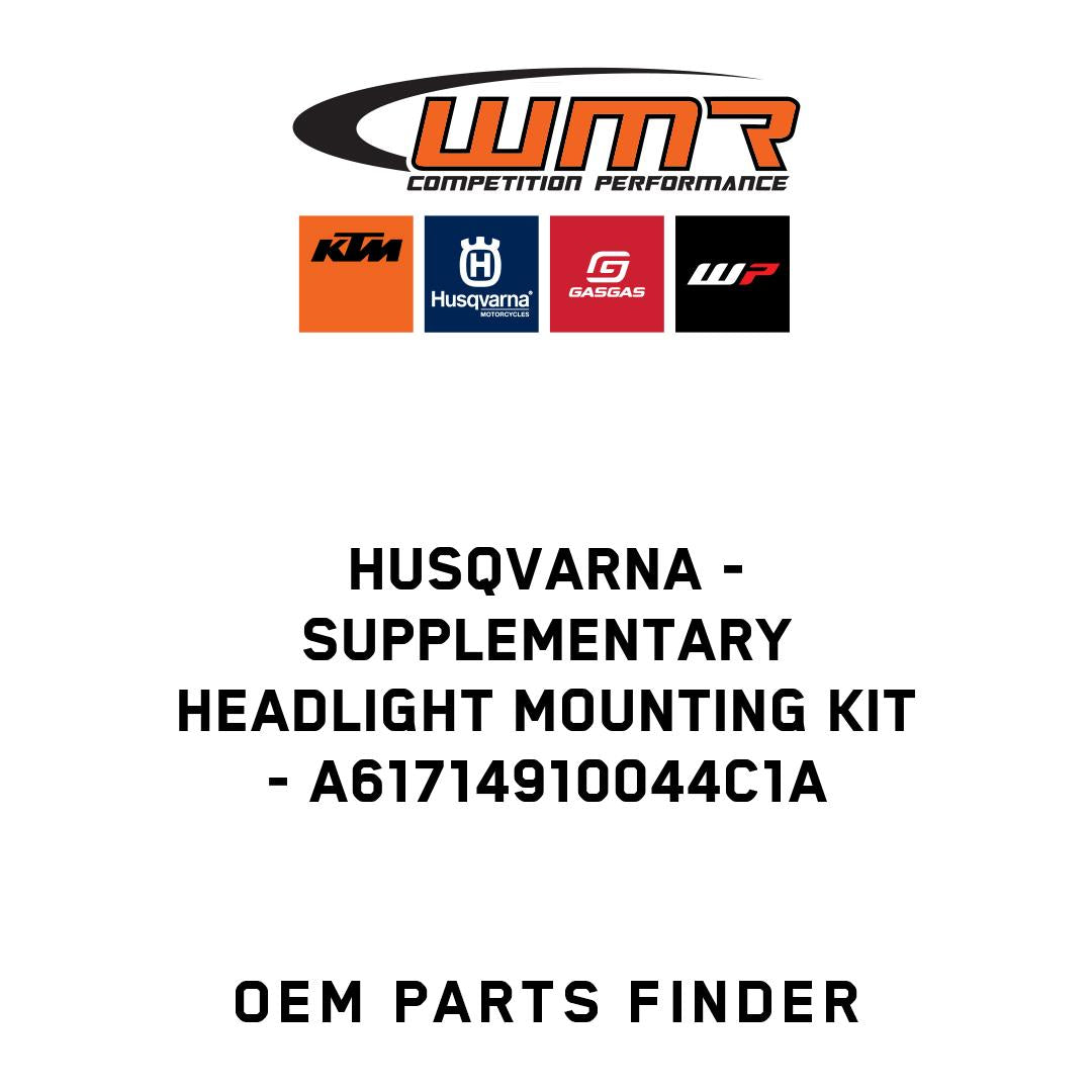 Supplementary headlight mounting kit