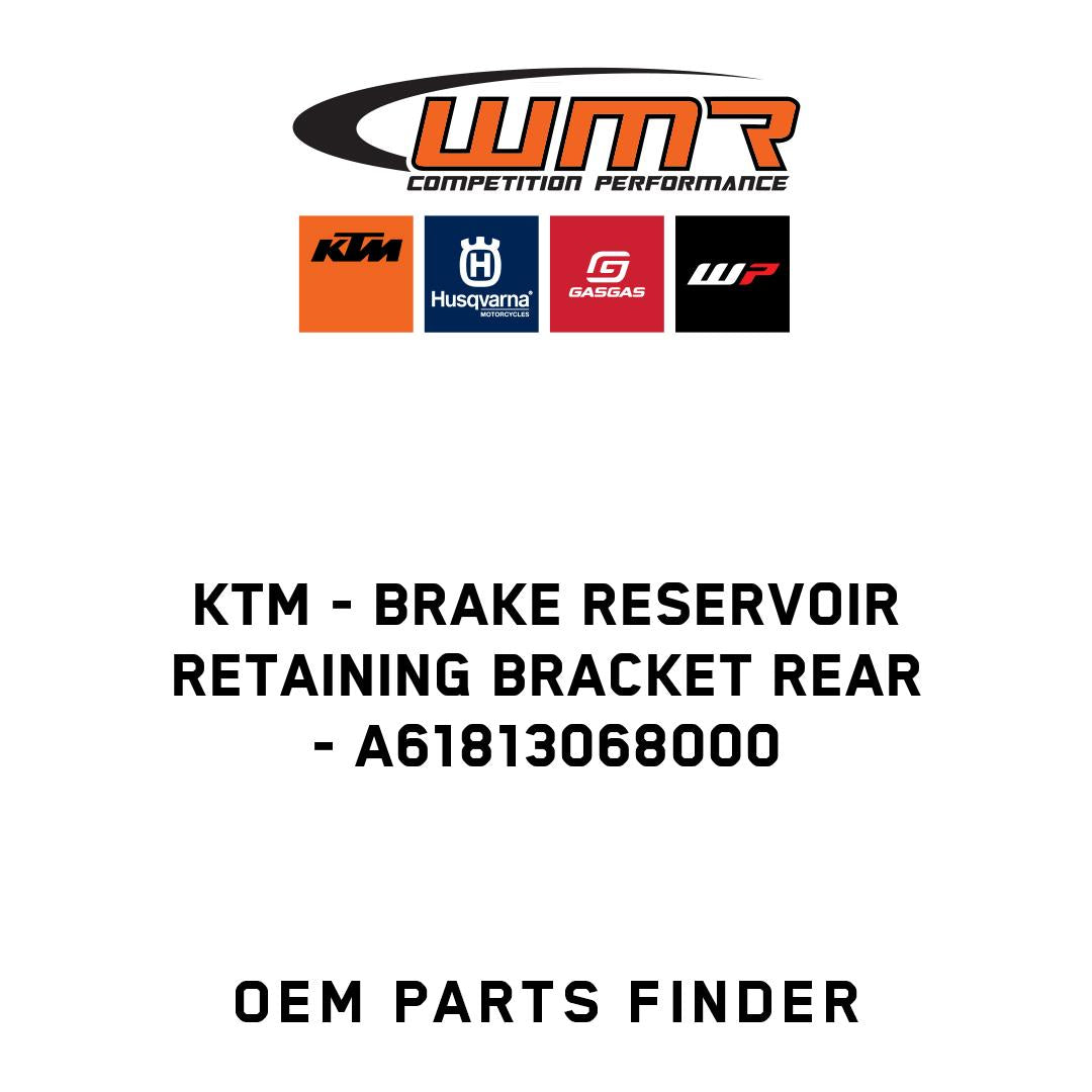 Brake reservoir retaining bracket rear