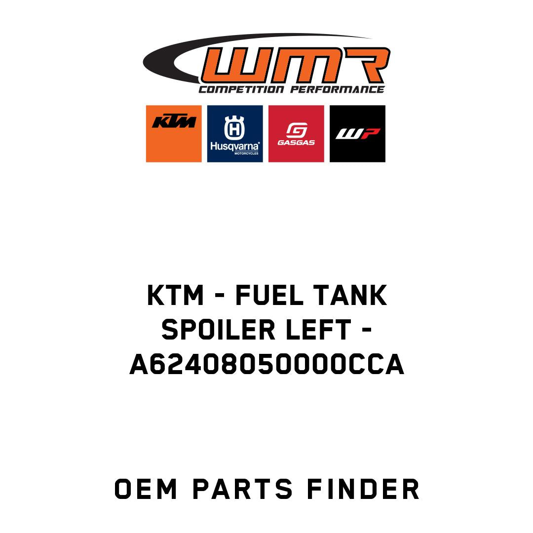 Fuel tank spoiler left