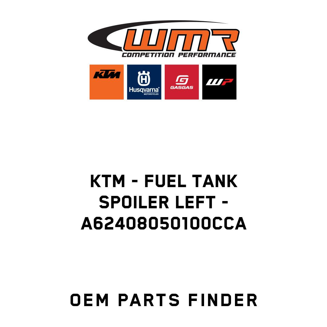 Fuel tank spoiler left