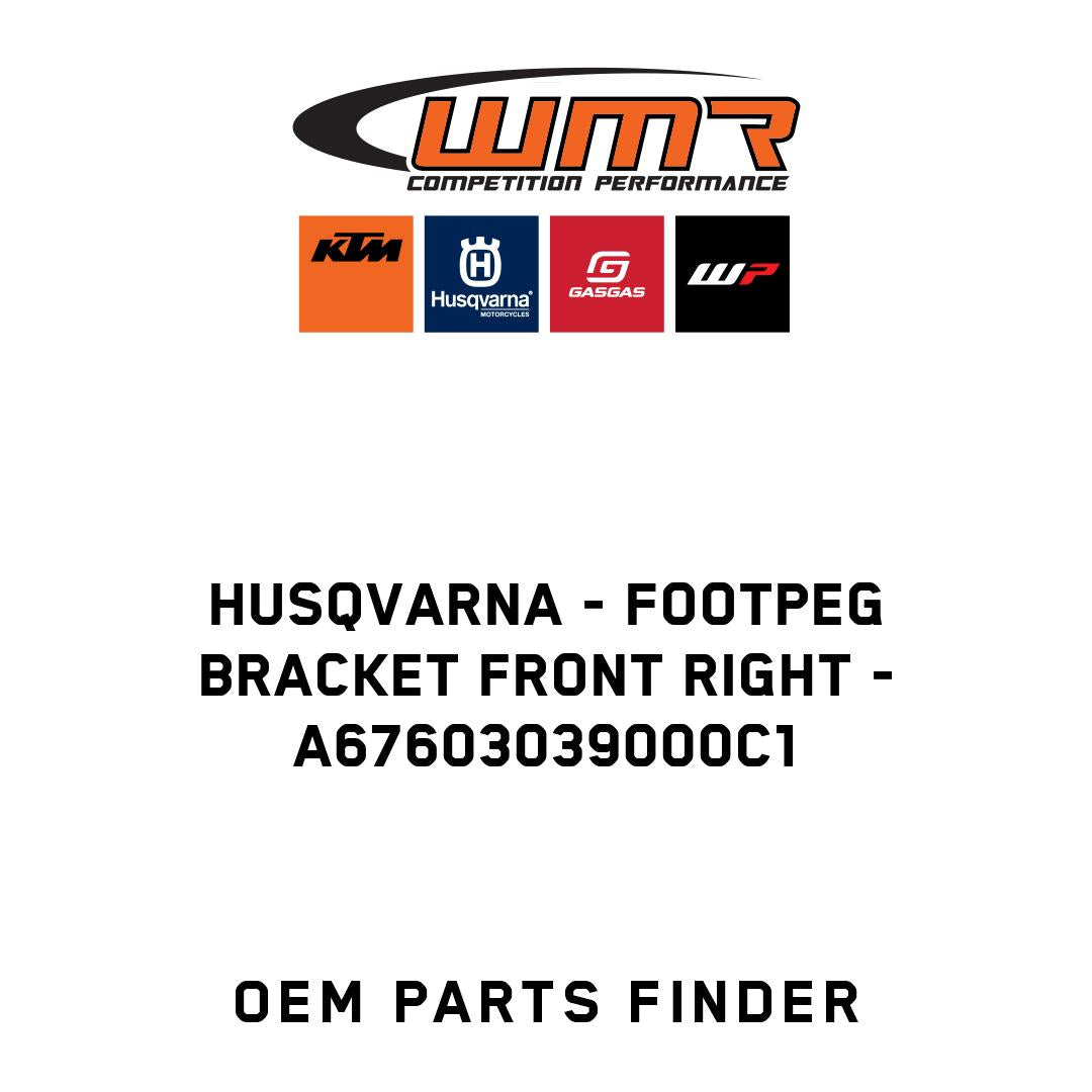 Footpeg bracket front right