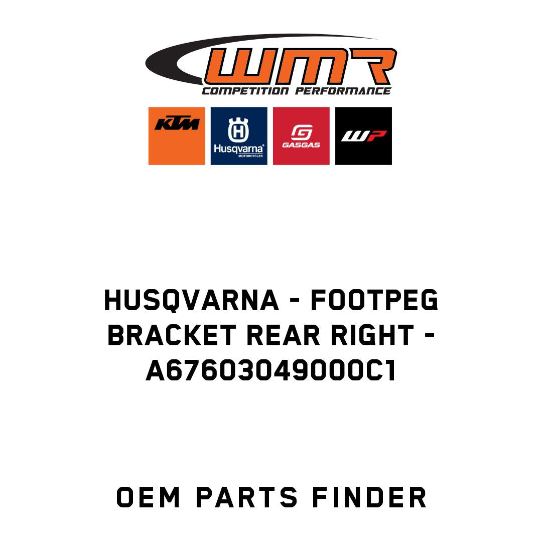 Footpeg bracket rear right