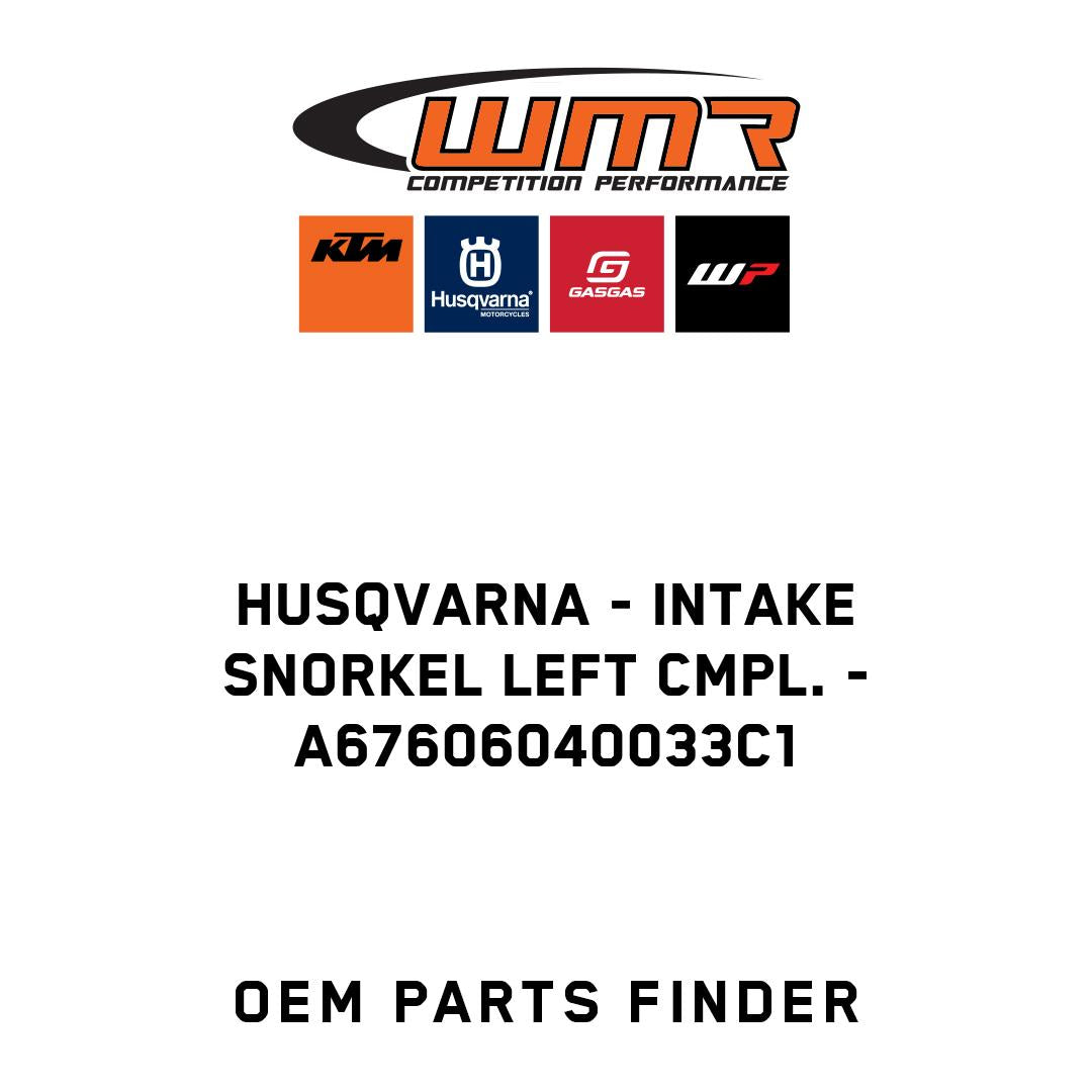 Intake snorkel left cmpl.