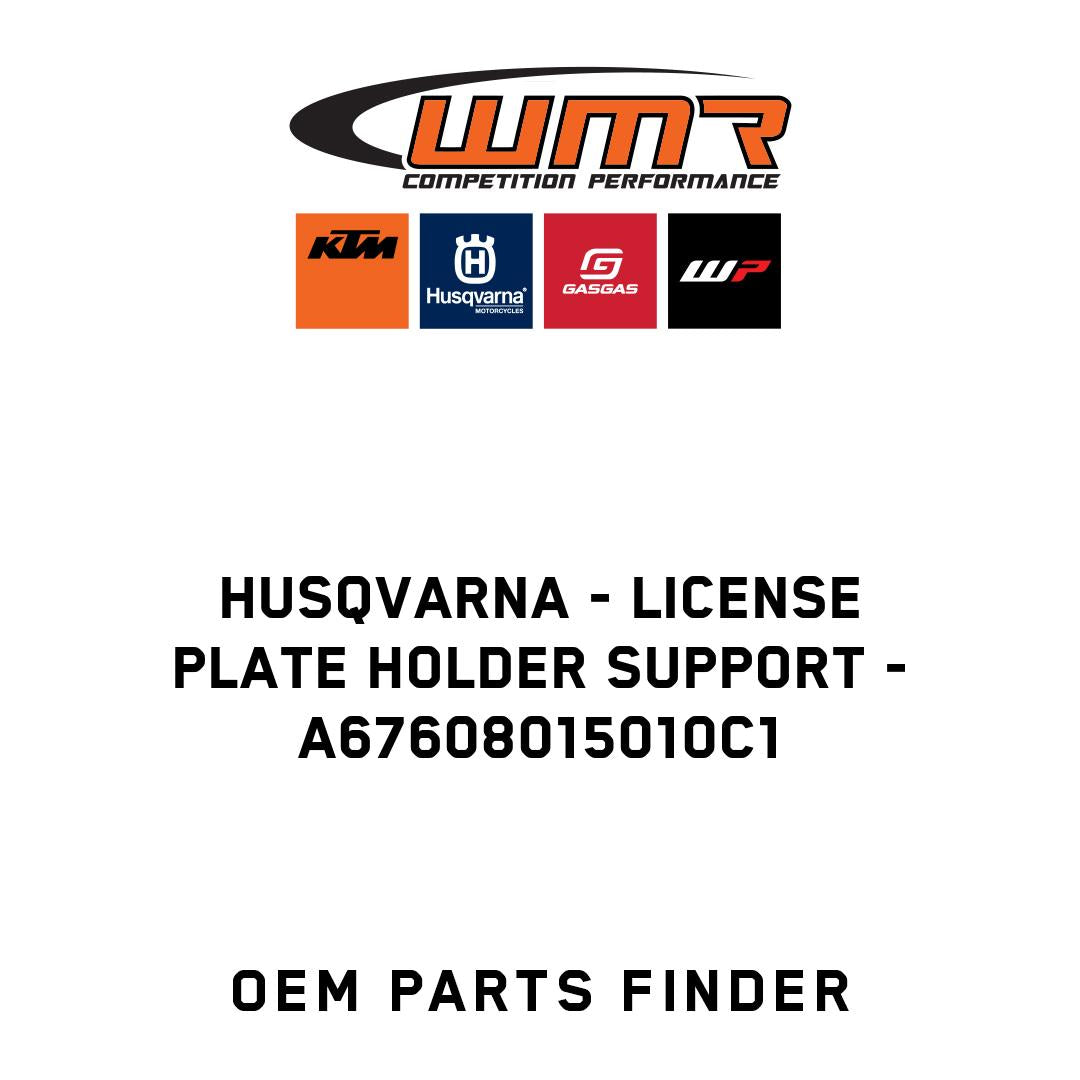 License plate holder support