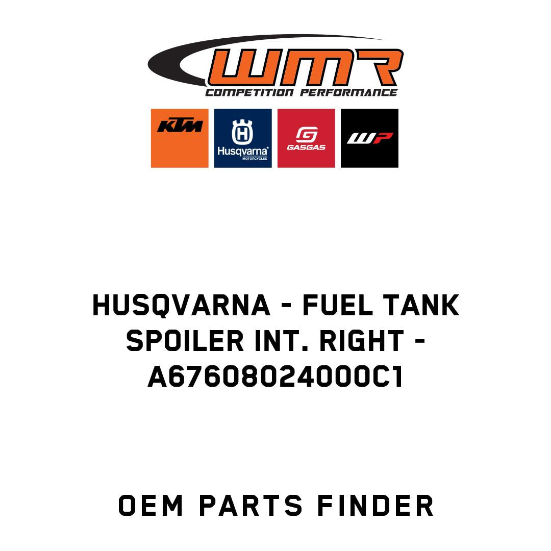 Fuel tank spoiler int. right