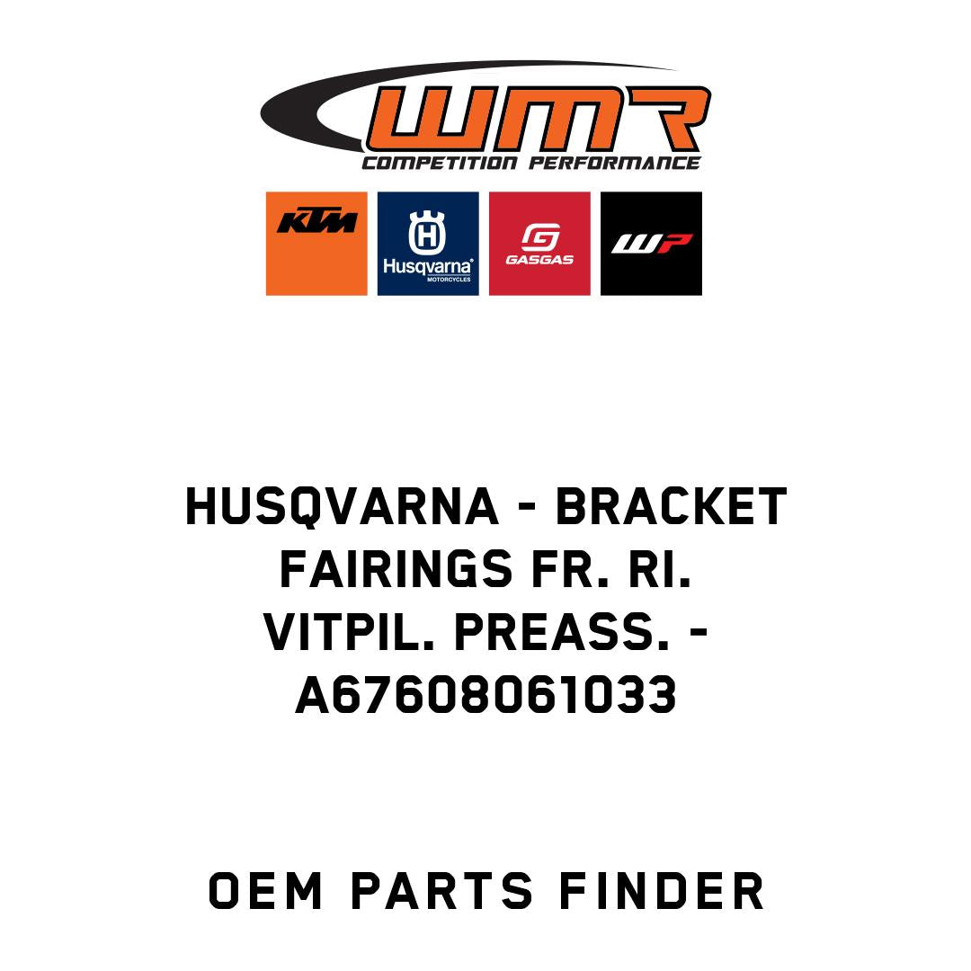 Bracket fairings fr. ri. Vitpil. preass.