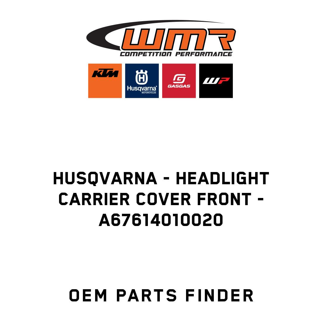 Headlight carrier cover front