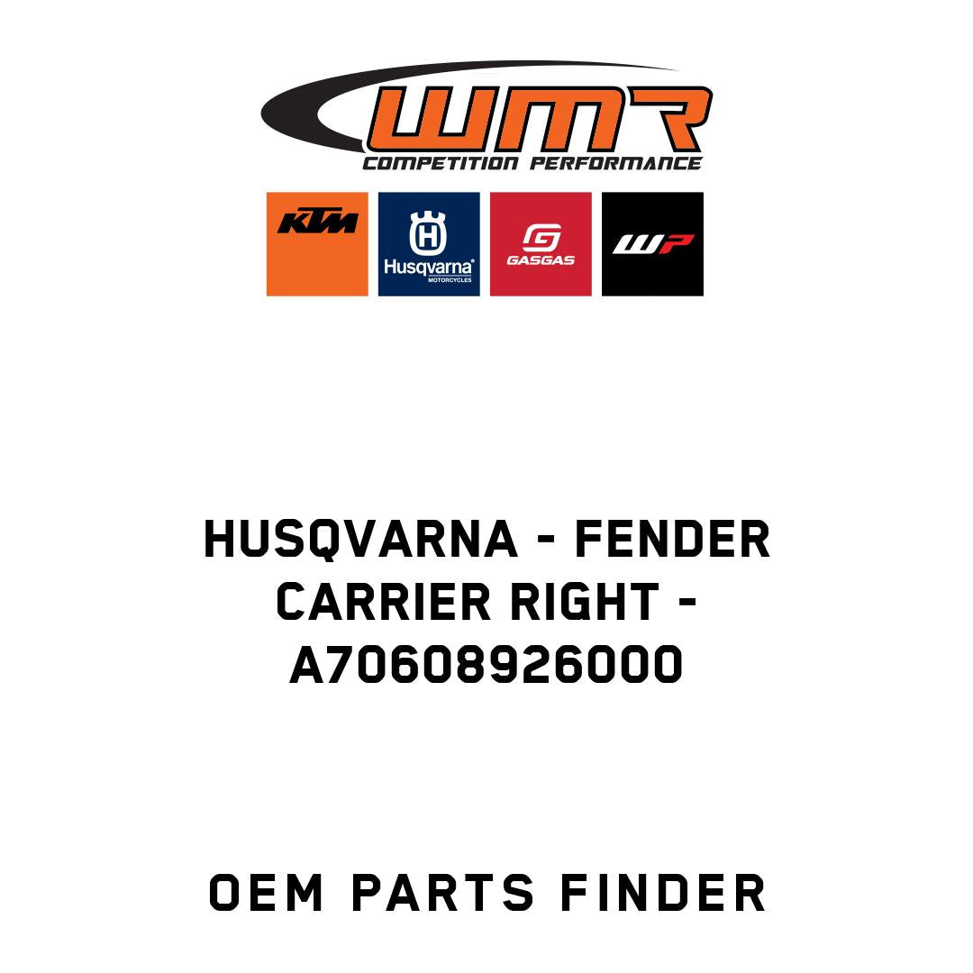 Fender carrier right
