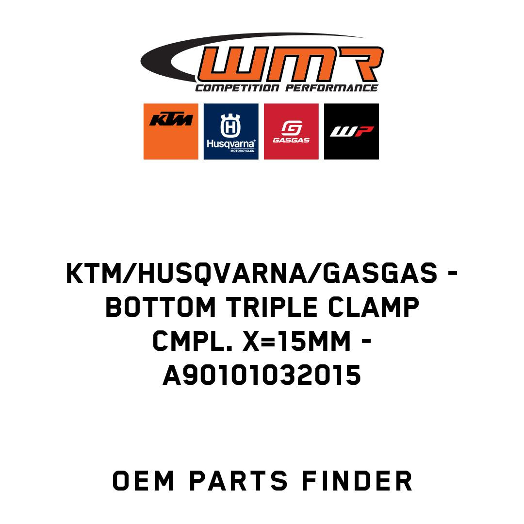 Bottom triple clamp cmpl. x=15mm