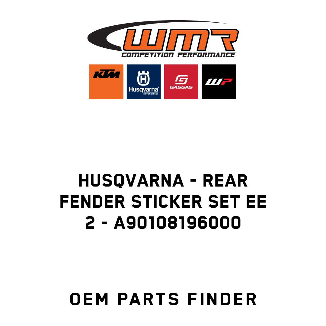 Rear fender sticker set EE 2