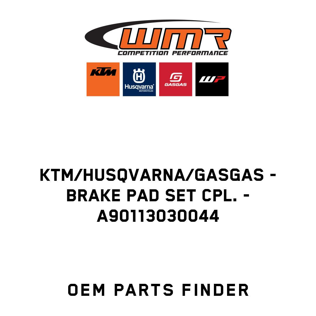 Brake pad set cpl.
