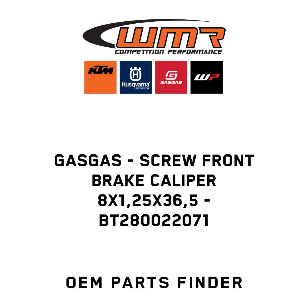 Screw front brake caliper 8x1,25x36,5