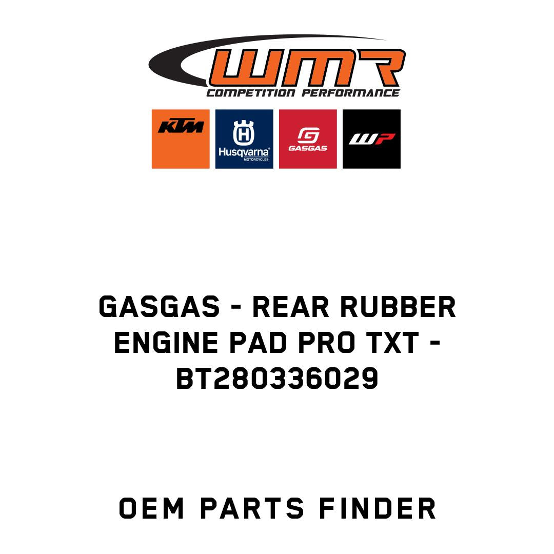 REAR RUBBER ENGINE PAD PRO TXT