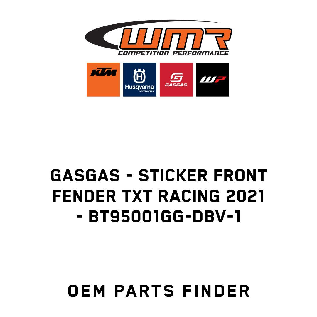 Sticker front fender TXT RACING 2021