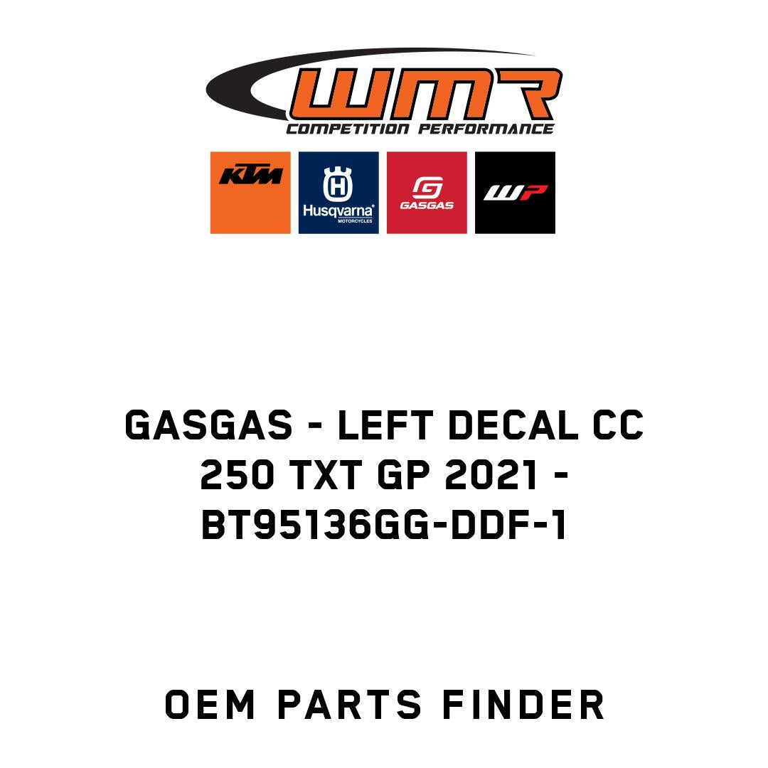 LEFT DECAL CC 250 TXT GP 2021