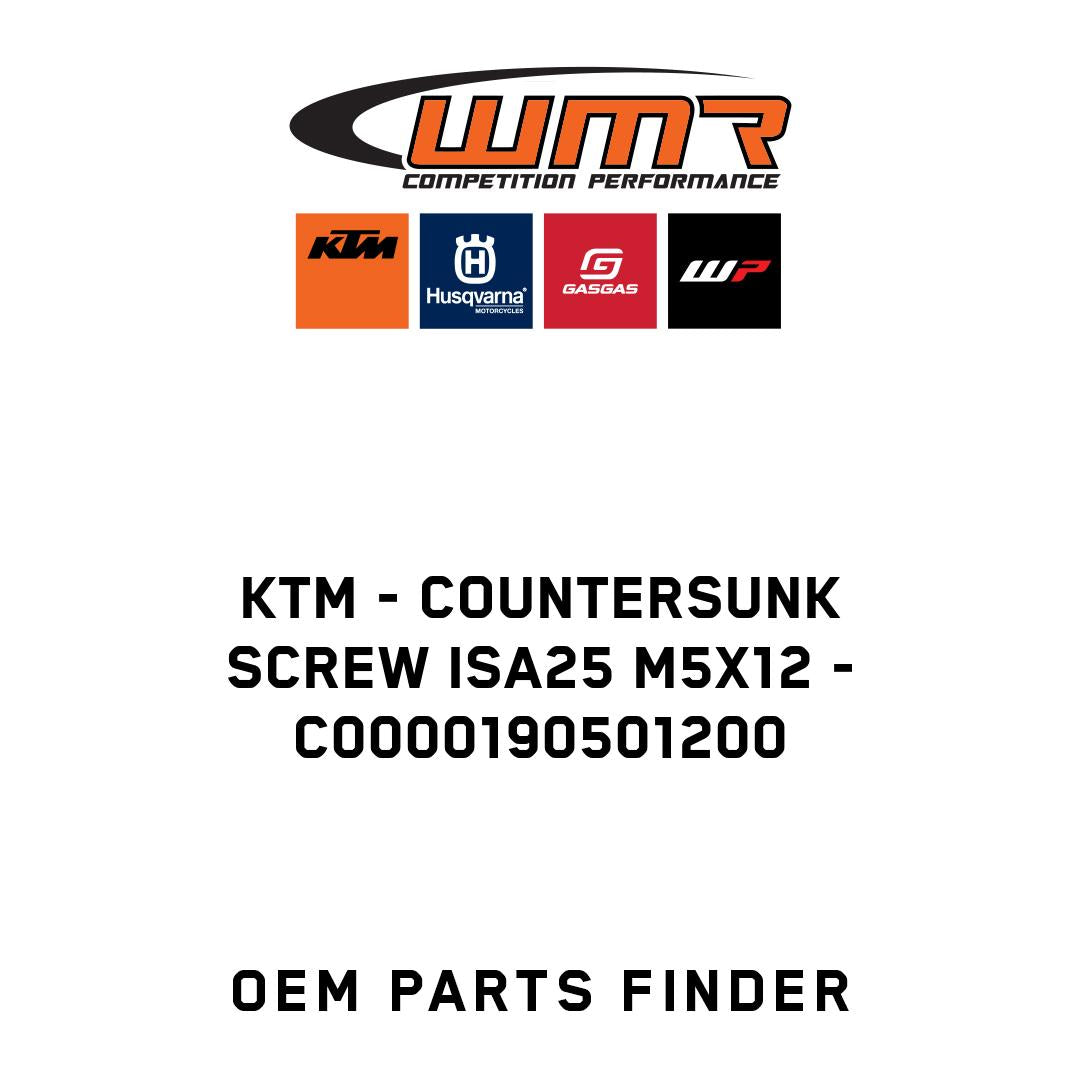 COUNTERSUNK SCREW ISA25 M5X12