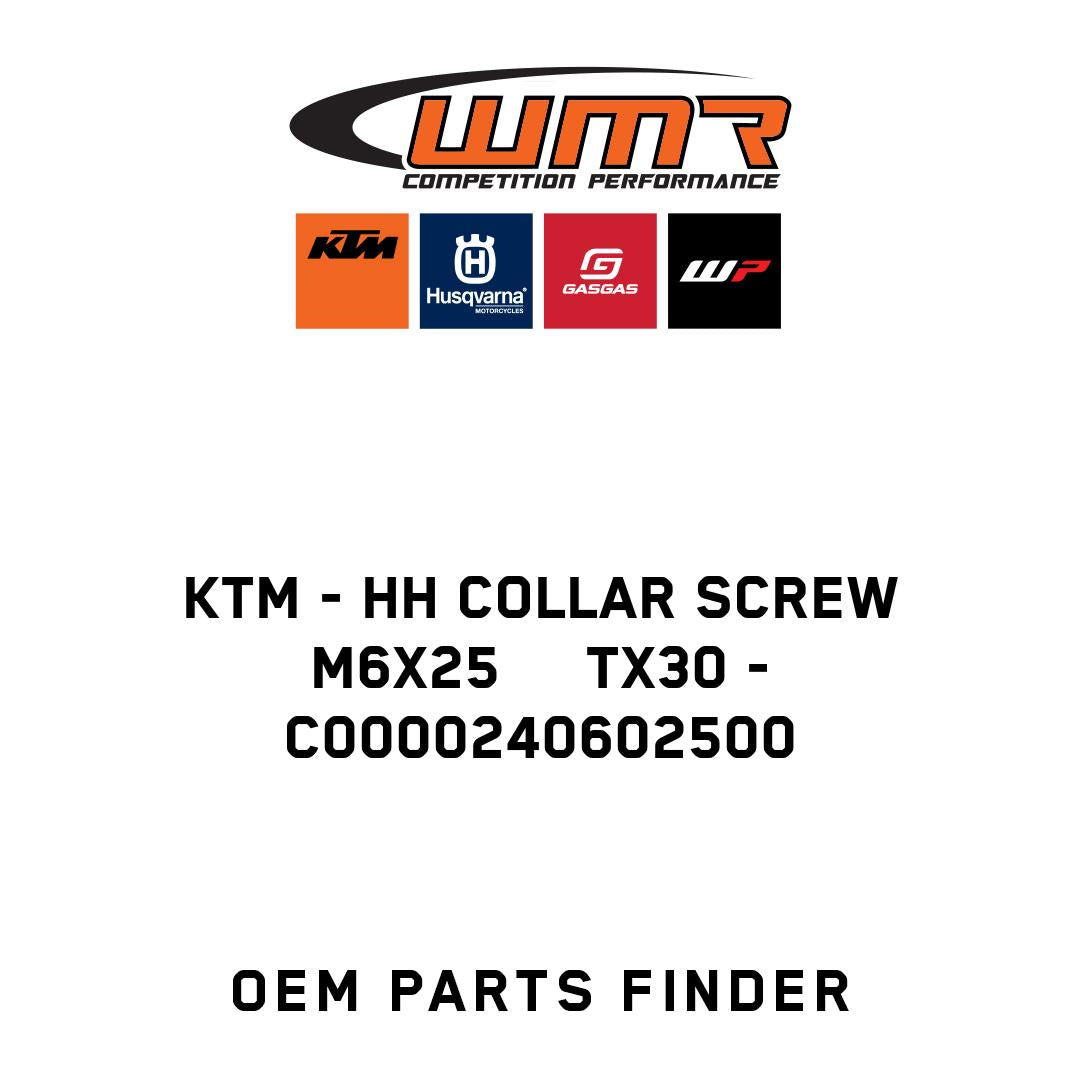 HH COLLAR SCREW M6X25     TX30