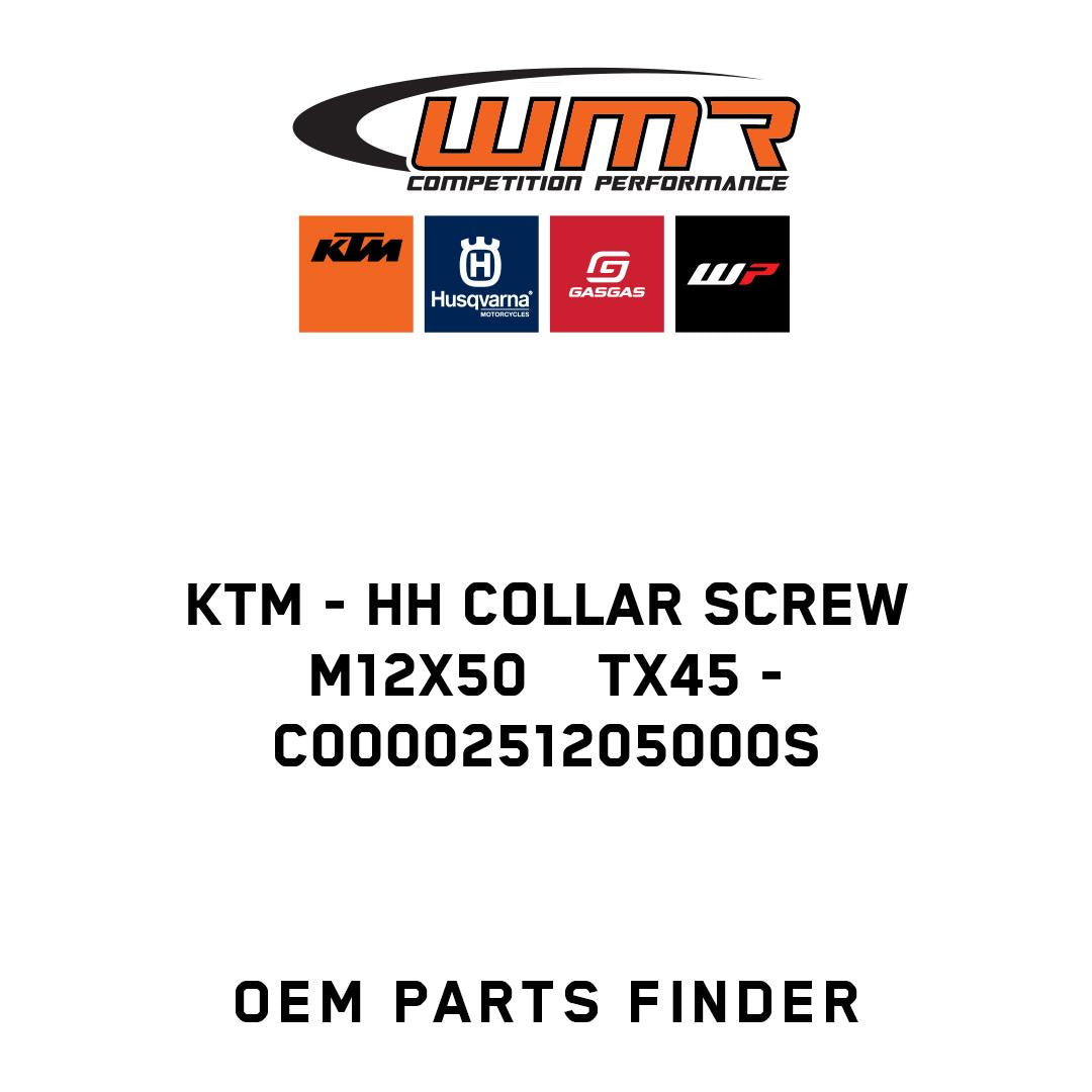 HH COLLAR SCREW M12X50    TX45