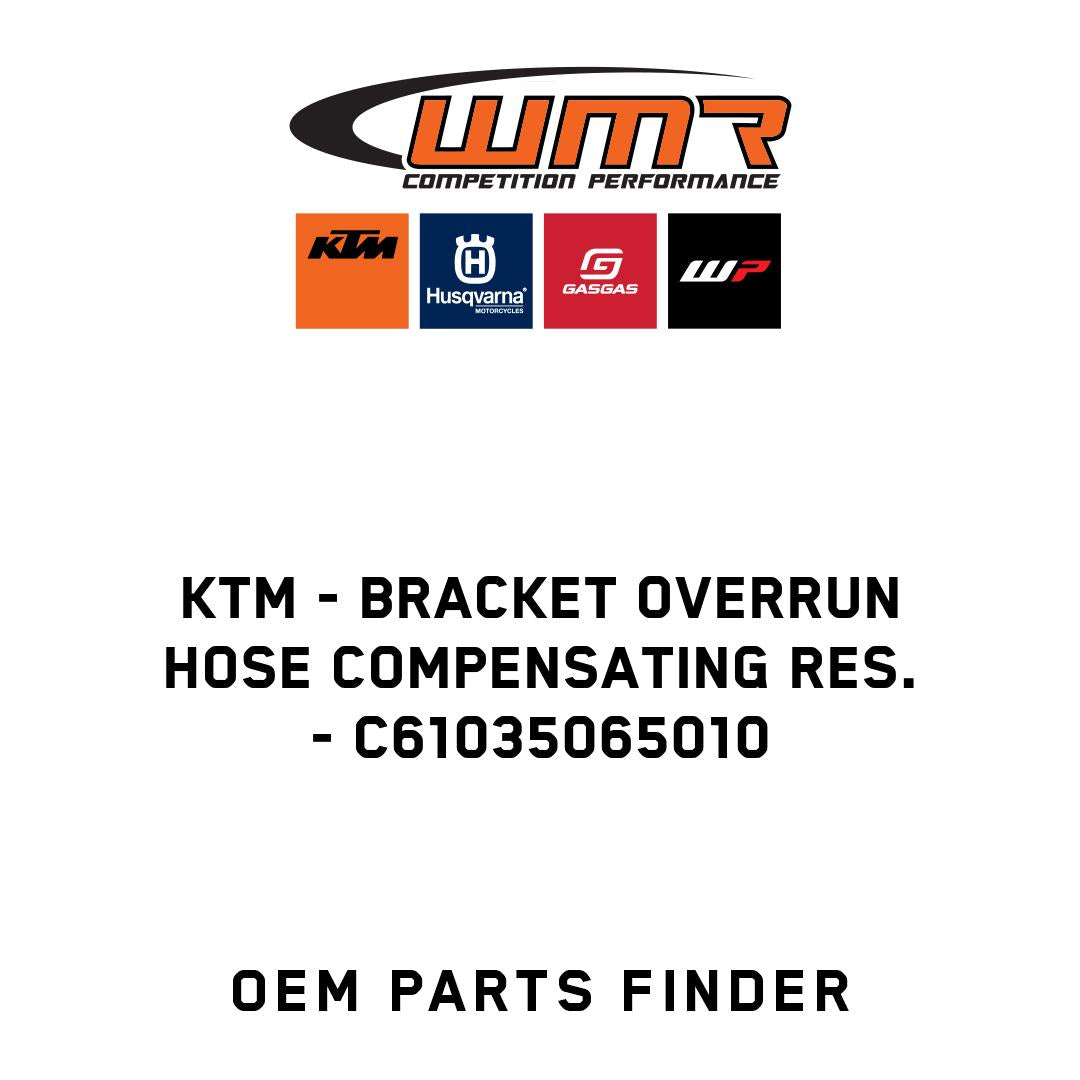 bracket overrun hose compensating res.
