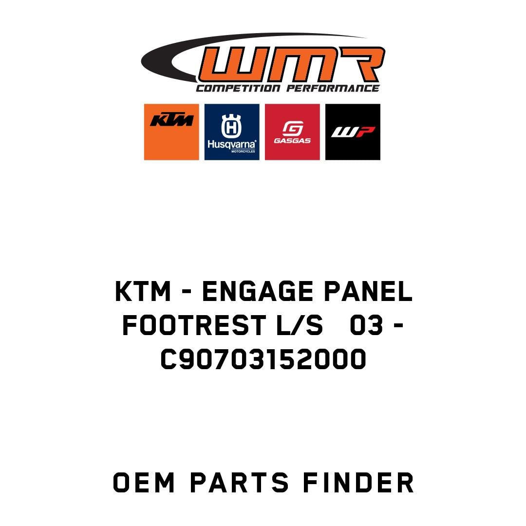 ENGAGE PANEL FOOTREST L/S   03