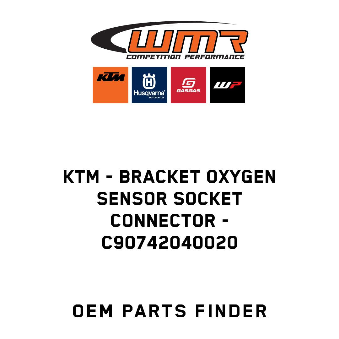 Bracket oxygen sensor socket connector