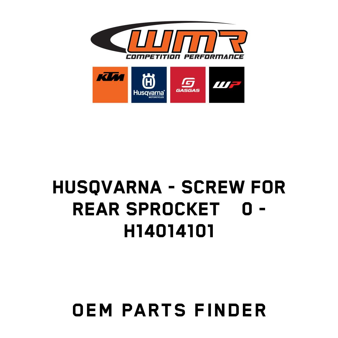 SCREW FOR REAR SPROCKET    0