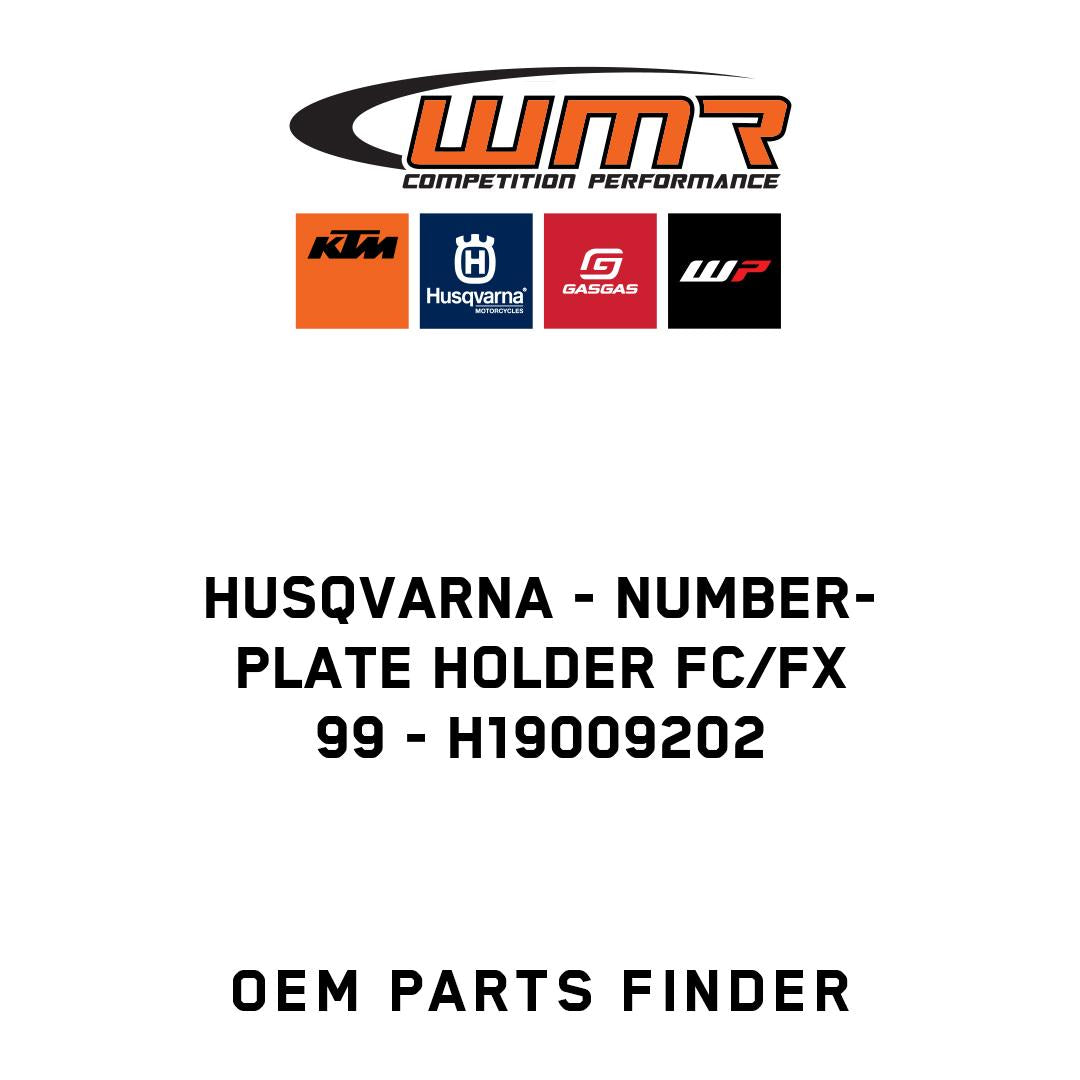 NUMBER-PLATE HOLDER FC/FX   99