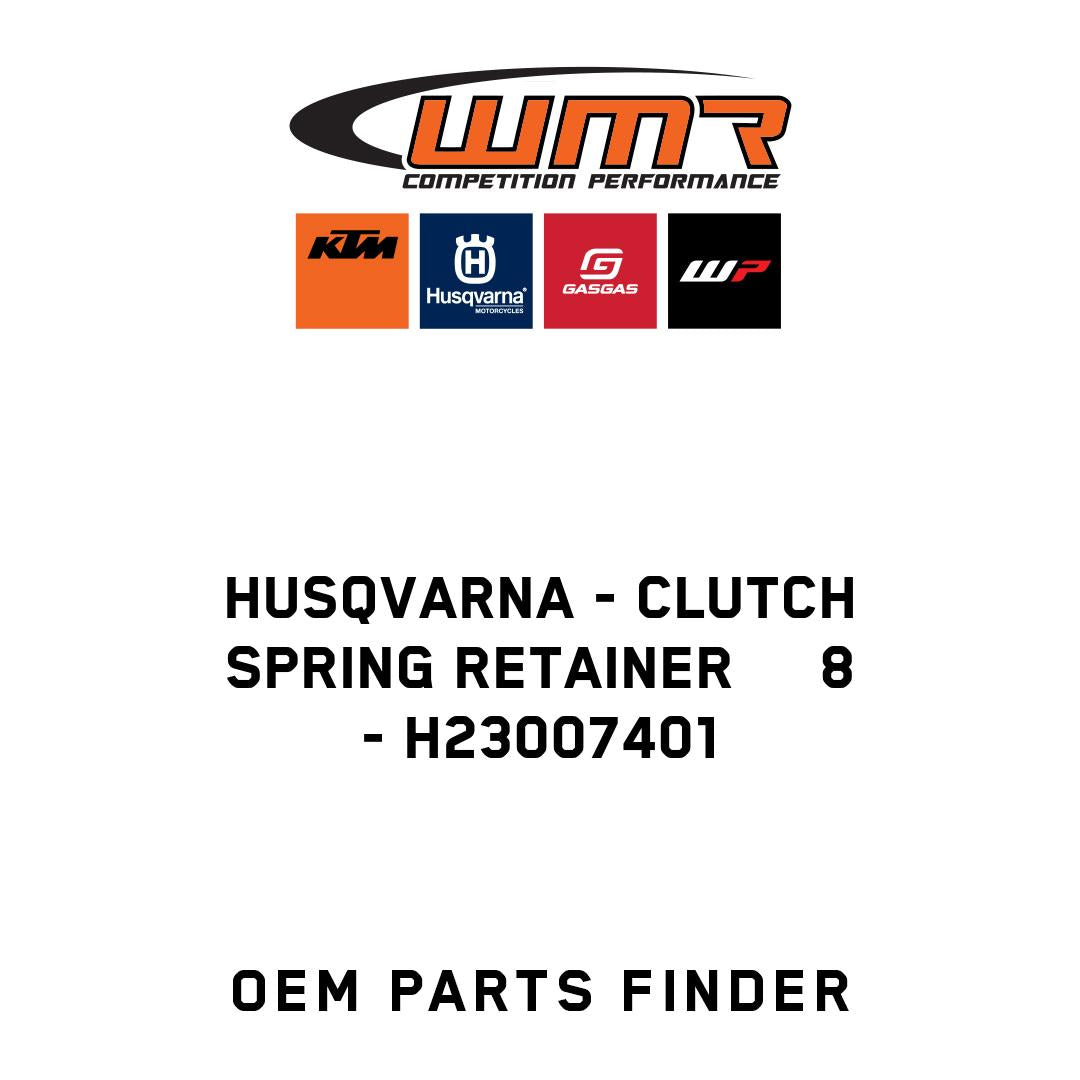 CLUTCH SPRING RETAINER     8
