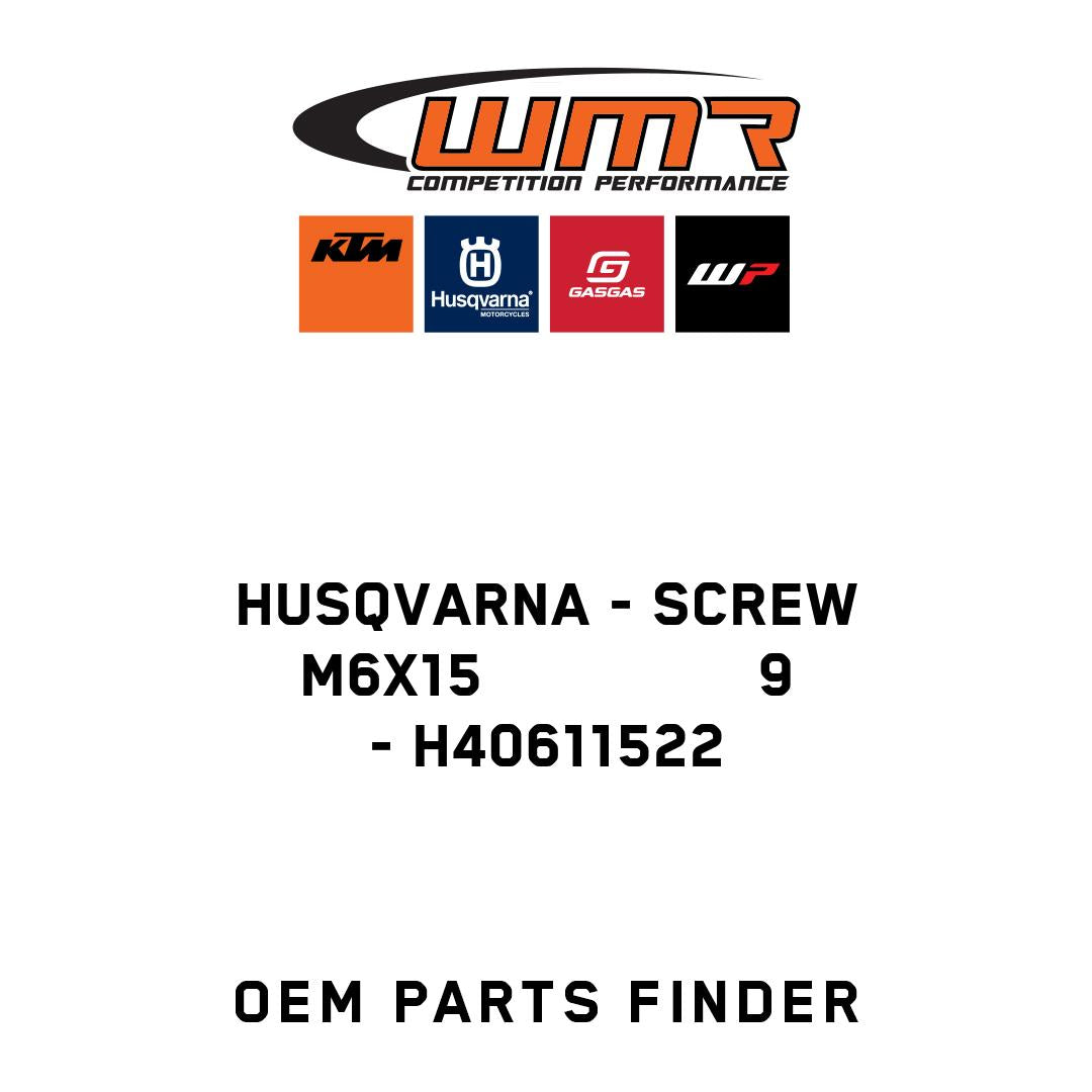 SCREW M6X15                9