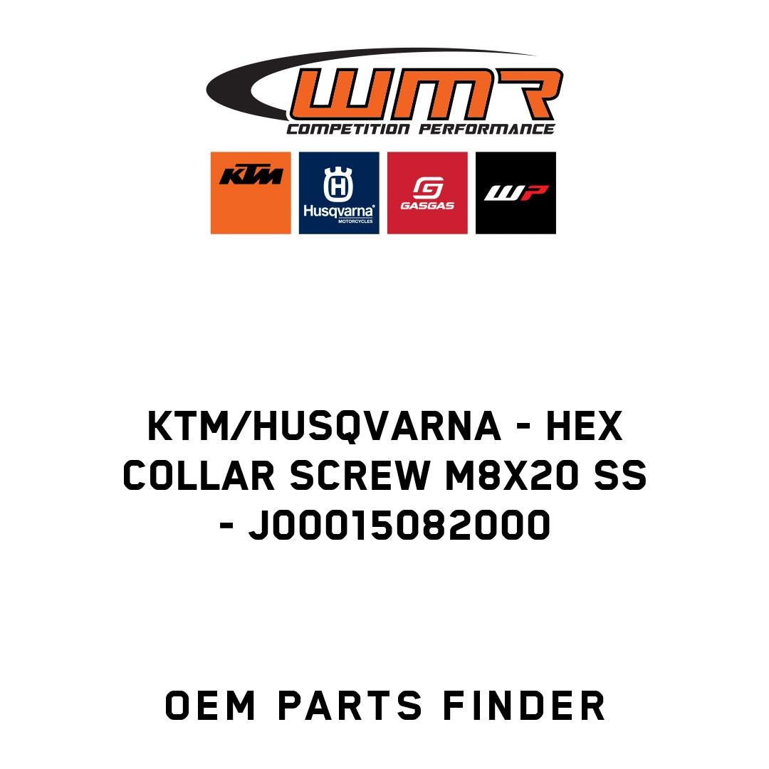 Hex collar screw M8x20 SS