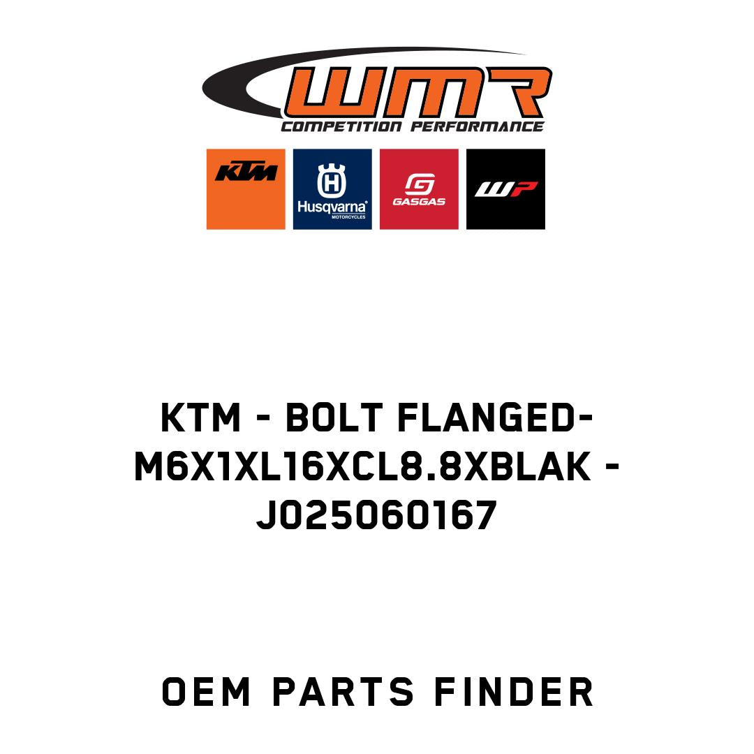 bolt flanged-m6x1xl16xcl8.8xblak