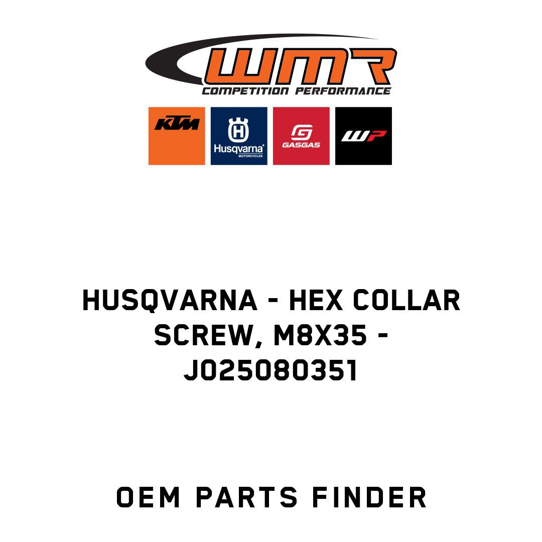 Hex collar screw, M8x35