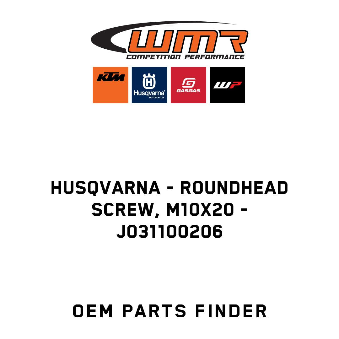Roundhead screw, M10x20