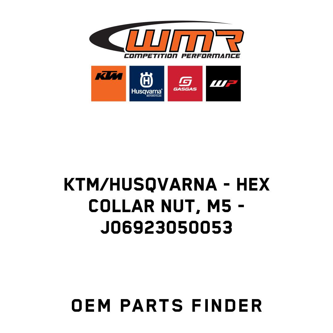 Hex collar nut, M5