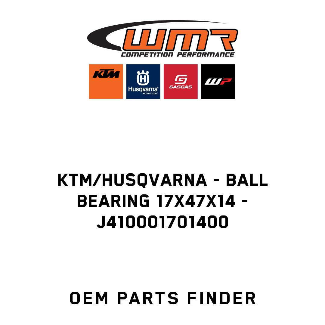 Ball bearing 17x47x14