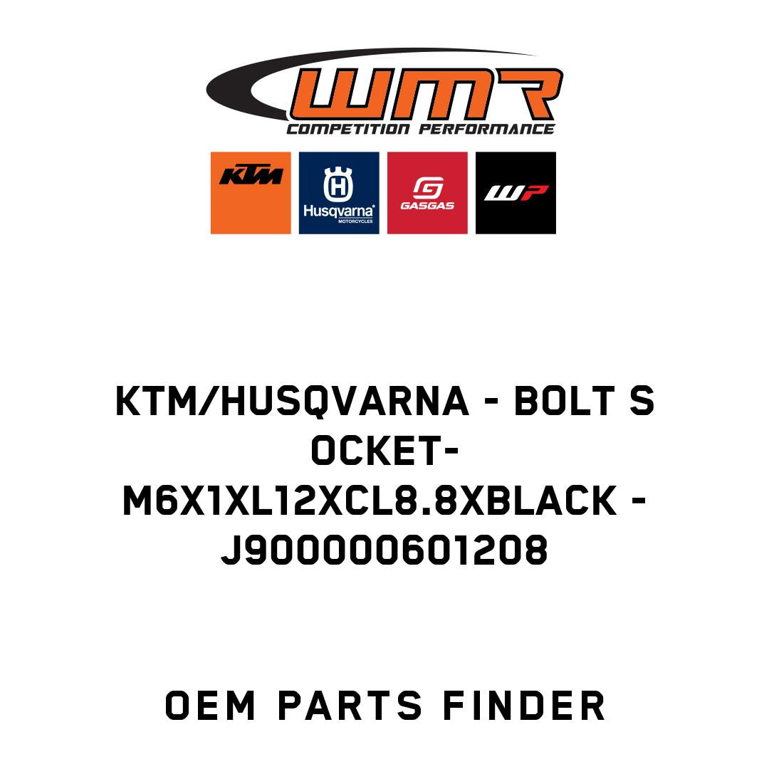 BOLT SOCKET-M6X1XL12XCL8.8XBLACK