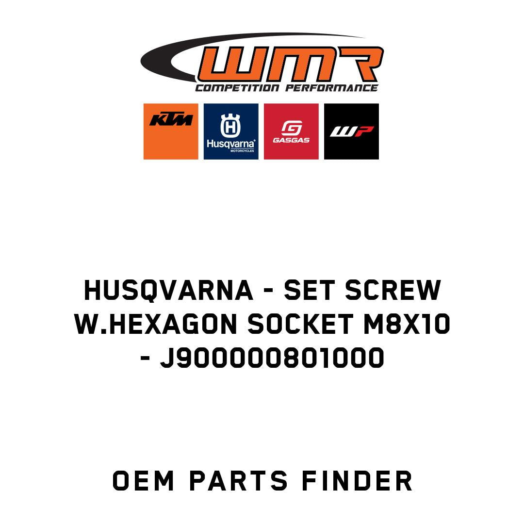 Set screw w.hexagon socket M8x10