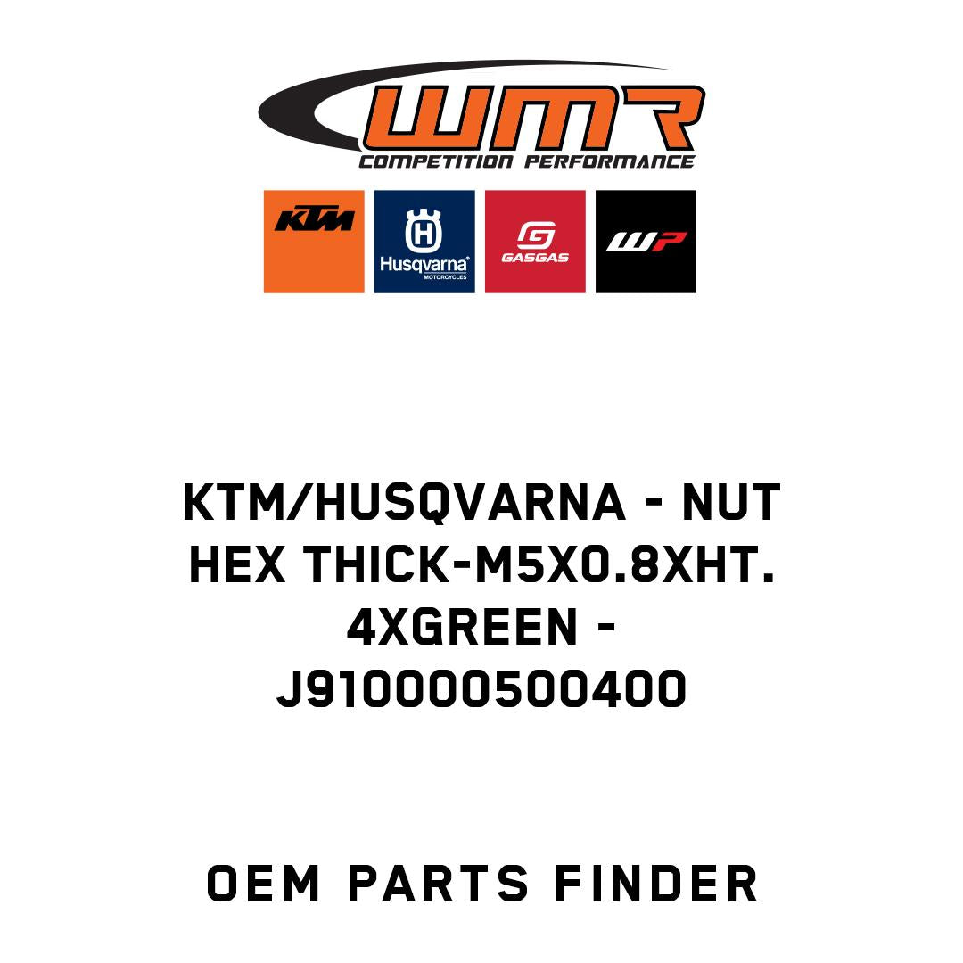 NUT HEX THICK-M5X0.8XHT. 4XGREEN
