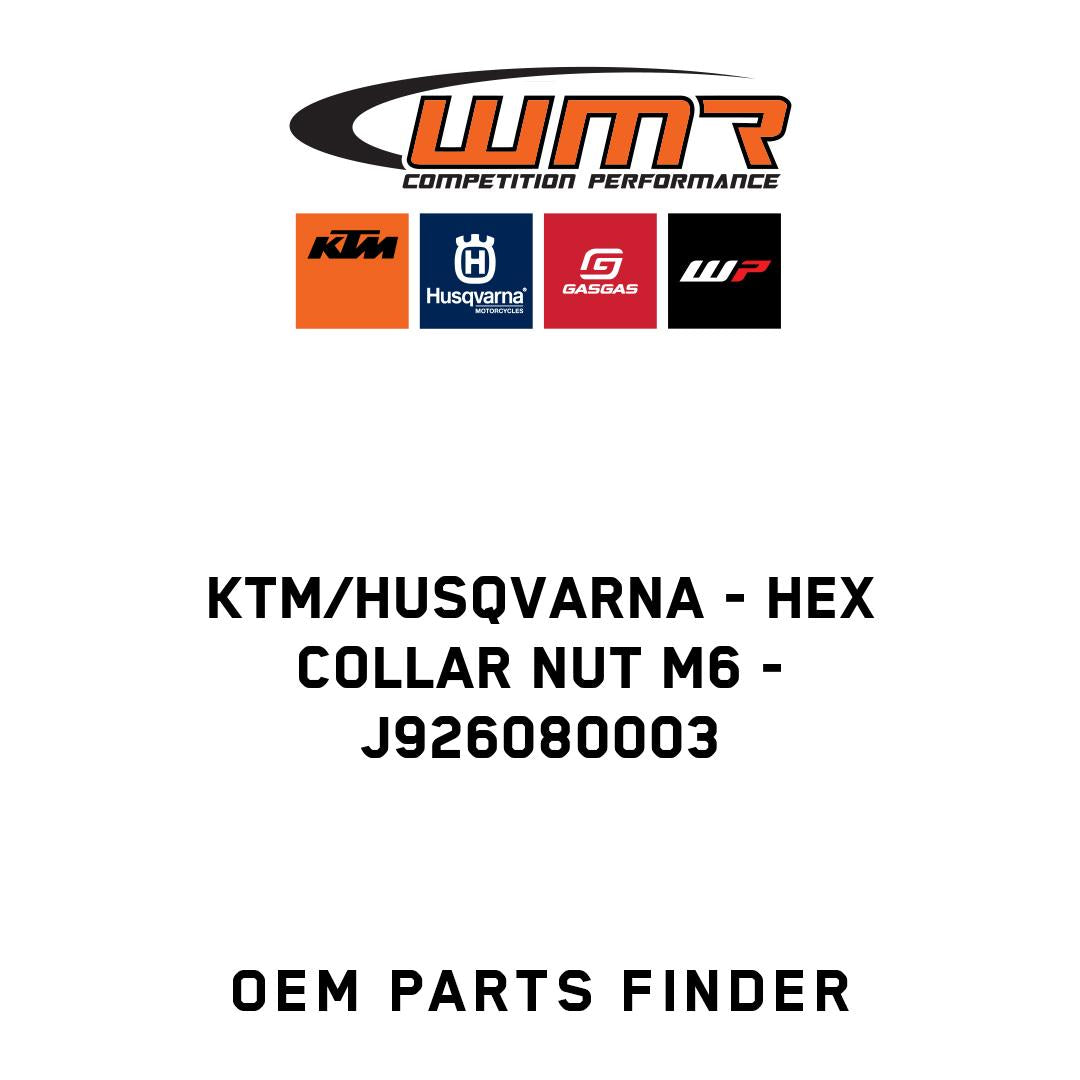 Hex collar nut M6