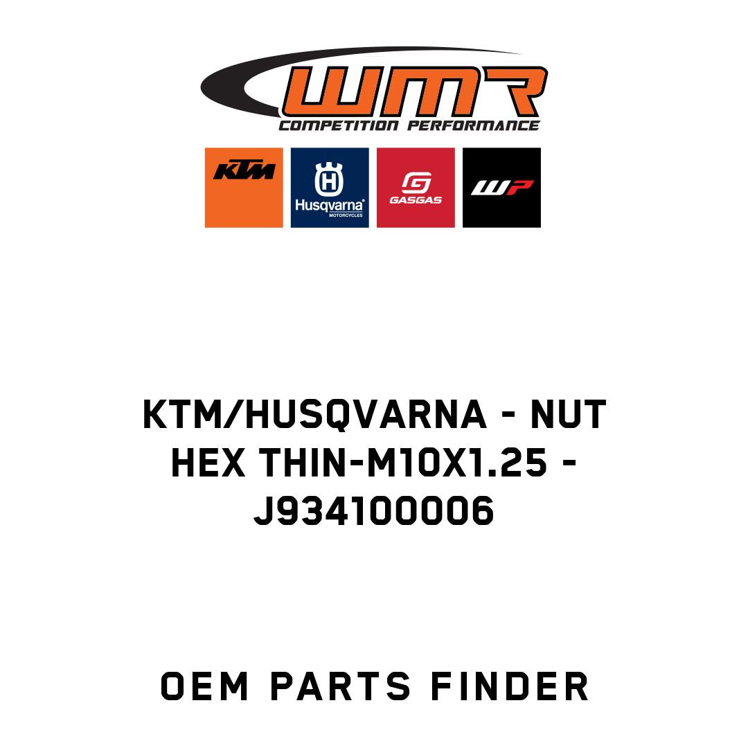 Nut hex thin-M10x1.25