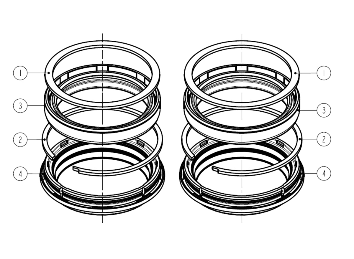 Repair kit fork 48mm