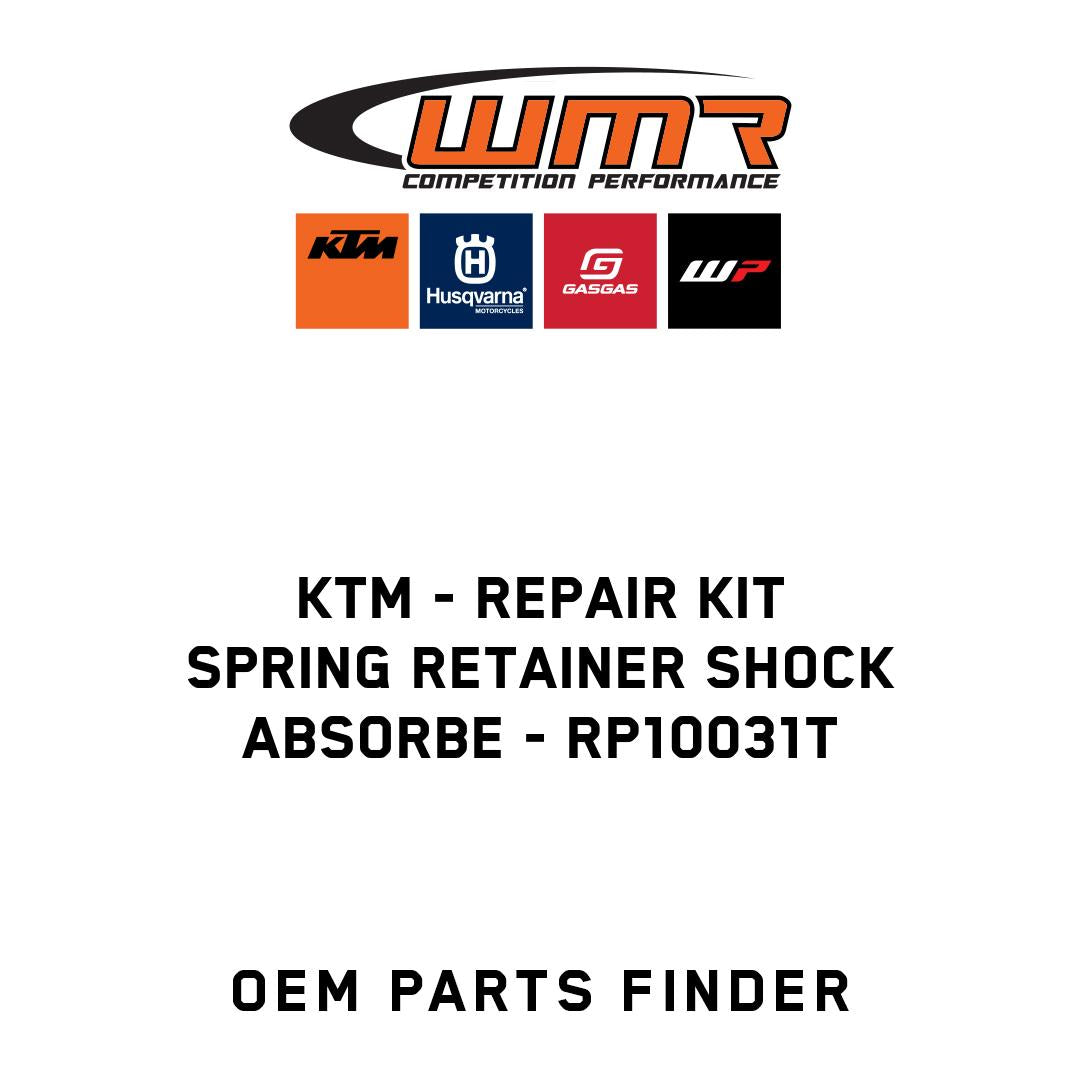 Repair kit spring retainer shock absorbe