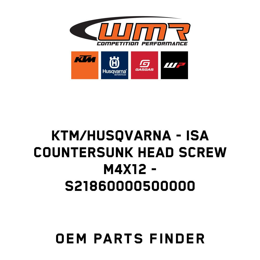 ISA countersunk head screw M4x12