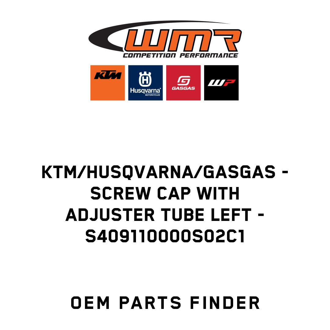 screw cap with adjuster tube left