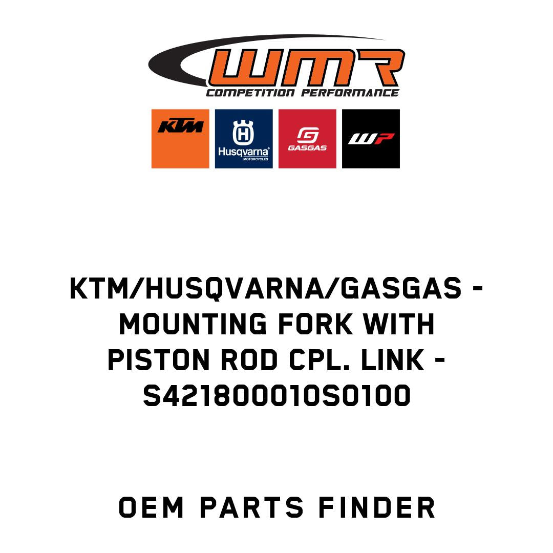 Mounting fork with piston rod cpl. Link