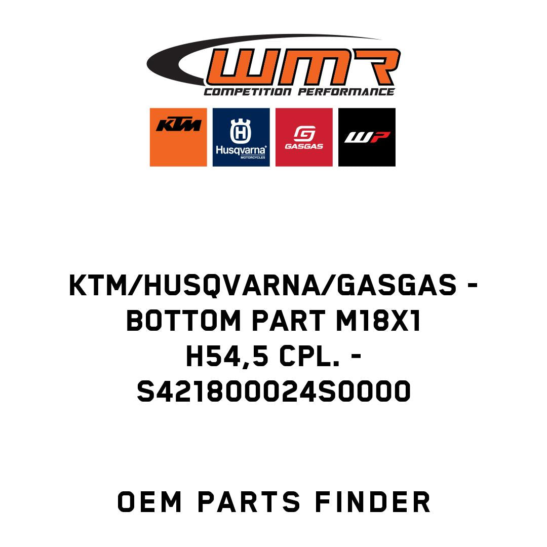 bottom part M18x1 h54,5 cpl.