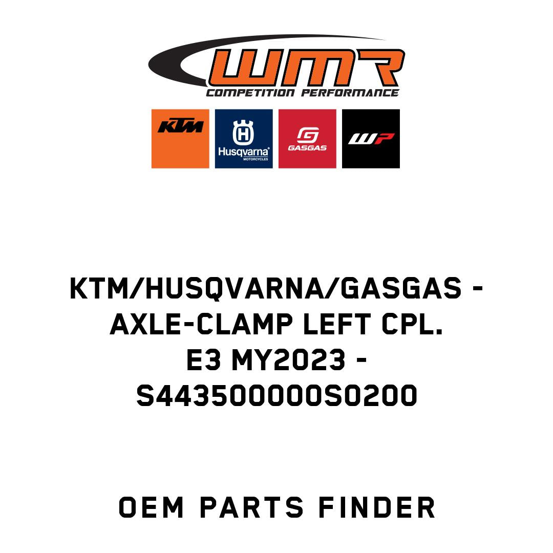 Axle-clamp left cpl. E3 MY2023
